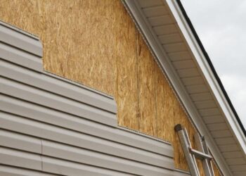 Siding damaged